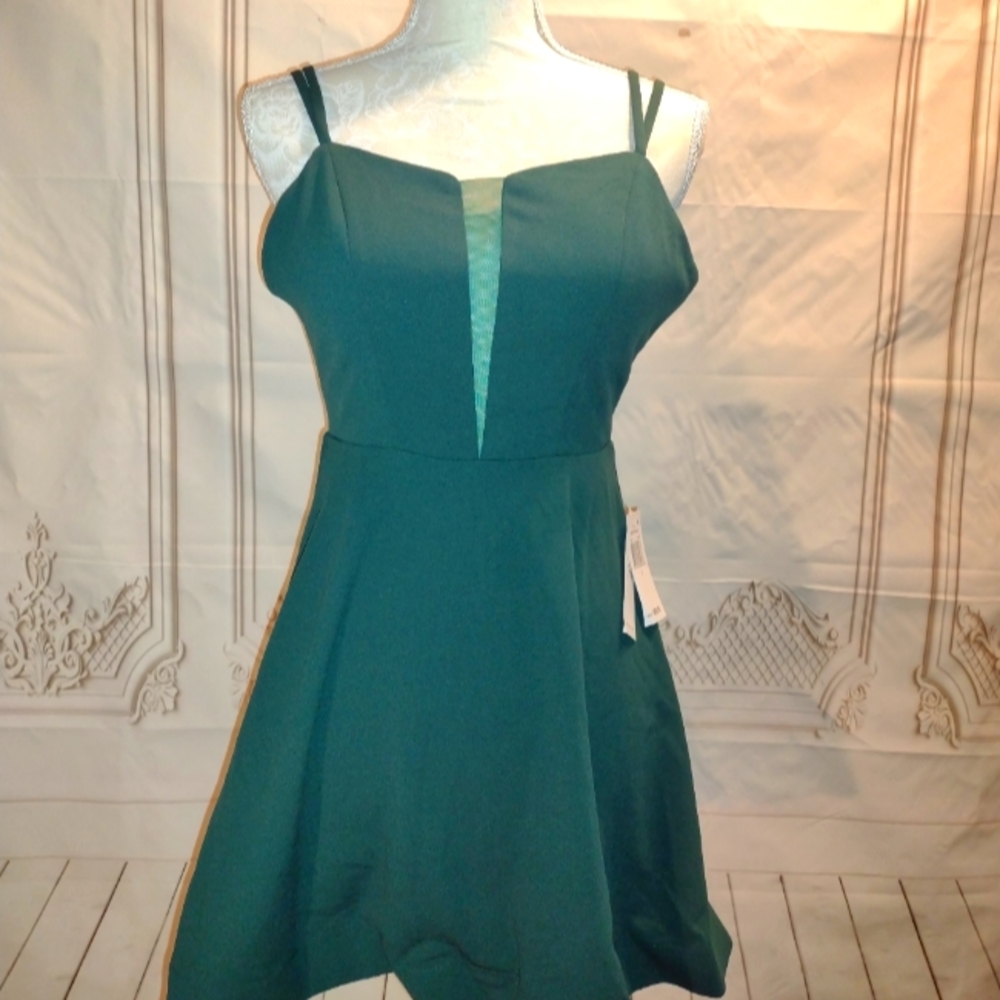 Teeze Me size 1 green dress